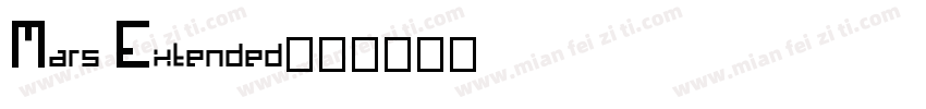 Mars Extended字体转换